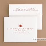 "Two If By Sea" - Engagement Party Thank You Cards in Wave by Olivia Raufman - FREE Recipient Addressing