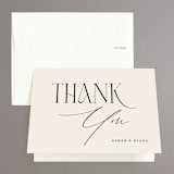 "A Toast" - Engagement Party Thank You Cards in Dune by Christie Garcia - Front