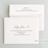 "Timeless" - Engagement Party Thank You Cards in Snow by Owl and Toad - FREE Recipient Addressing