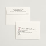 "Sparkling Champagne Tower" - Engagement Party Thank You Cards in Petal by Jackie Crawford - FREE Recipient Addressing