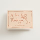 "A 'Tini Bridal Shower" - Engagement Party Thank You Cards in Verona by Cotton and Bow - Front