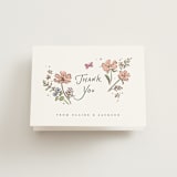 "Wildly in Love" - Engagement Party Thank You Cards in Carnation by Itsy Belle Studio - Front