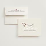 "Wildly in Love" - Engagement Party Thank You Cards in Carnation by Itsy Belle Studio - FREE Recipient Addressing