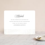 "Promise" - Gloss-Press® Direction Cards in Snow by Design Lotus - Front