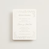 "Clarity" - Gloss-Press® Direction Cards in Cloud by Ana Sharpe - Front