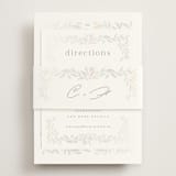 "Clarity" - Gloss-Press® Direction Cards in Cloud by Ana Claudia Sharpe - Assembled with Belly Band