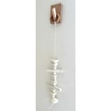 "totem 2" - Hanging Mobile in white by tina johnson