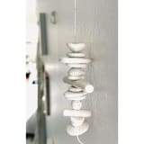 "totem3" - Hanging Mobile in white by tina johnson