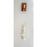 "totem 4" - Hanging Mobile in white by tina johnson