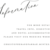 "Beautifully Scripted" - Direction Cards in Pearl by Hooray Creative - Detail