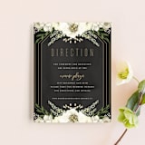 "jewel" - Direction Cards in Onyx by Susan Moyal - Front