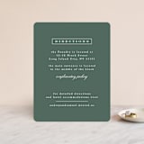 "Roman Shade" - Direction Cards in Evergreen by Carrie ONeal - Front