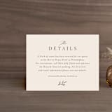 "Leafy Branch" - Direction Cards in Latte by Katherine Moynagh - Front