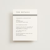 "Portrait" - Direction Cards in Platinum by Heather Schertzer - Front