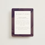 "Petalis" - Direction Cards in Velvet by Christie Garcia - Front
