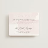 "Painterly" - Direction Cards in Blush by Kelly Schmidt - Front