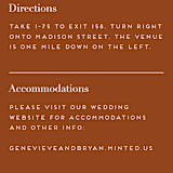 "Mod Initials" - Direction Cards in Rust by Genna Blackburn - Detail