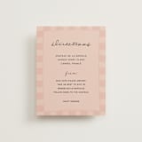 "Ballpoint Suite" - Direction Cards in Blush by Ani Somi - Front