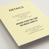 "Courthouse" - Direction Cards in Butter by Studio Suku - Detail