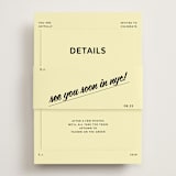 "Courthouse" - Direction Cards in Butter by Studio Suku - Assembled with Belly Band