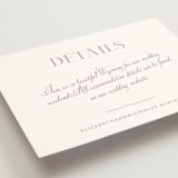 "Lavender Dreams" - Direction Cards in Lilac Dreams by Design Lotus - Detail