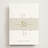 "Lavender Dreams" - Direction Cards in Lilac Dreams by Design Lotus - Assembled with Belly Band