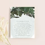 "Foliage Wreath" - Direction Cards in Evergreen by Grace Kreinbrink - Front