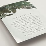 "Foliage Wreath" - Direction Cards in Evergreen by Grace Kreinbrink - Detail
