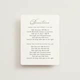 "Organza" - Direction Cards in Linen by Jill Means - Front