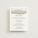 "River Valley" - Direction Cards in Pine by Paper Sun Studio - Front