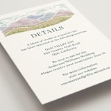 "River Valley" - Direction Cards in Pine by Paper Sun Studio - Detail