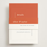 "Evermore" - Direction Cards in Harvest by Carly Reed Walker - Assembled with Belly Band