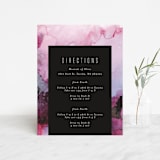 "Aurora" - Direction Cards in Raspberry by Itsy Belle Studio - Front
