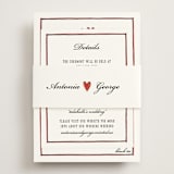 "Two Hearts" - Direction Cards in Lily by Pati Cascino - Assembled with Belly Band