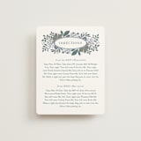 "Flourish" - Direction Cards in Bluemoon by Jen Owens - Front
