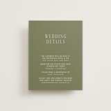 "Fero" - Direction Cards in Blush by Pati Cascino - Front