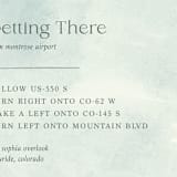 "Blue Jean Baby" - Direction Cards in Ocean by Chelsea Petaja - Detail