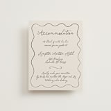 "Felicity" - Direction Cards in Vintage by Kelly Watkins - Front