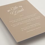 "Vintage Romance" - Direction Cards in Ivory by Paper Raven Co. - Detail