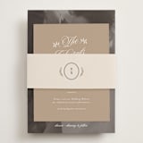 "Vintage Romance" - Direction Cards in Ivory by Paper Raven Co. - Assembled with Belly Band