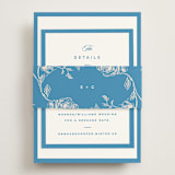 "The Emma" - Direction Cards in Cerulean by Kristie Kern - Assembled with Belly Band
