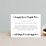 "Garlands" - Direction Cards in Lavender by Lori Wemple - Front