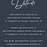 "Proposal" - Direction Cards in Marine by Sandra Picco Design - Detail