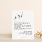 "Signature Style" - Direction Cards in Silk by Design Lotus - Front