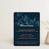 "Moonlit Garden" - Direction Cards in Twilight by GeekInk Design - Front