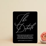 "Us" - Direction Cards in Tuxedo by Leah Bisch - Front