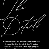 "Us" - Direction Cards in Tuxedo by Leah Bisch - Detail