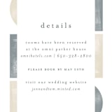 "Abstract Shapes" - Direction Cards in Vineyard by Paden Gillette - Detail