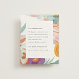 "Abstract Florals" - Direction Cards in Bouquet by Maria Hilas-Louie - Front