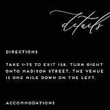 "the script" - Direction Cards in Tuxedo by Genna Blackburn - Detail